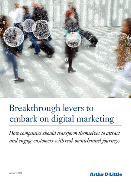 Breakthrough Levers to Embark on Digital Marketing
