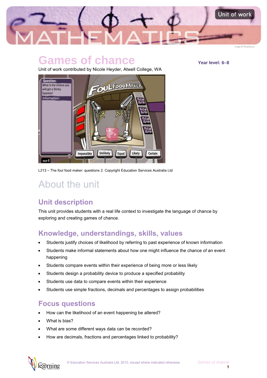 Cities Taking Shape Grade/Level 4/5 Description s3