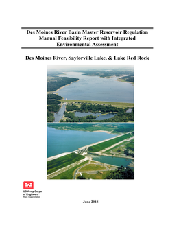 Des Moines River Basin Master Reservoir Regulation Manual Feasibility Report with Integrated Environmental Assessment