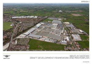 Bentley Motors Draft Development Framework and Masterplan