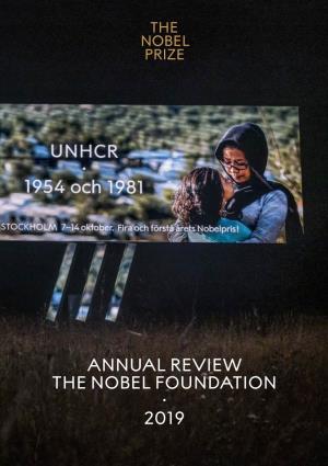 The Nobel Foundation Annual Review 2019