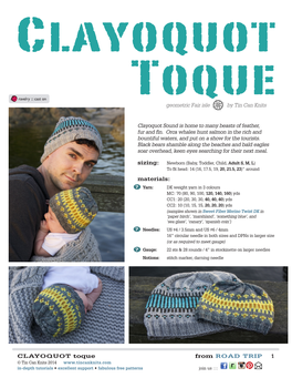 Geometric Fair Isle by Tin Can Knits Clayoquot Sound Is Home