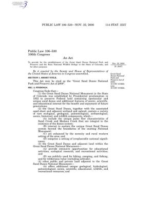 Public Law 106–530 106Th Congress An