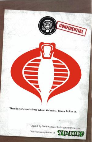 Timeline of Events from Gijoe Volume 1, Issues 145 to 151