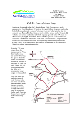 Walk K: the Dooega-Minaun Loop