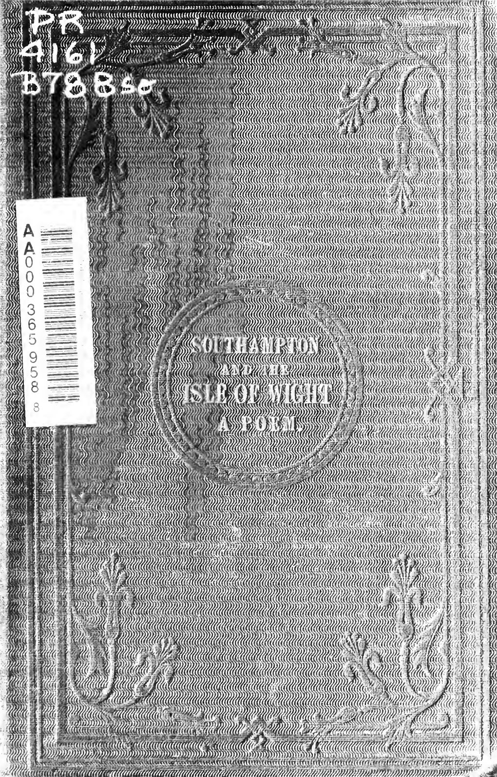 Southampton and the Isle of Wight; a Poem in Four Books