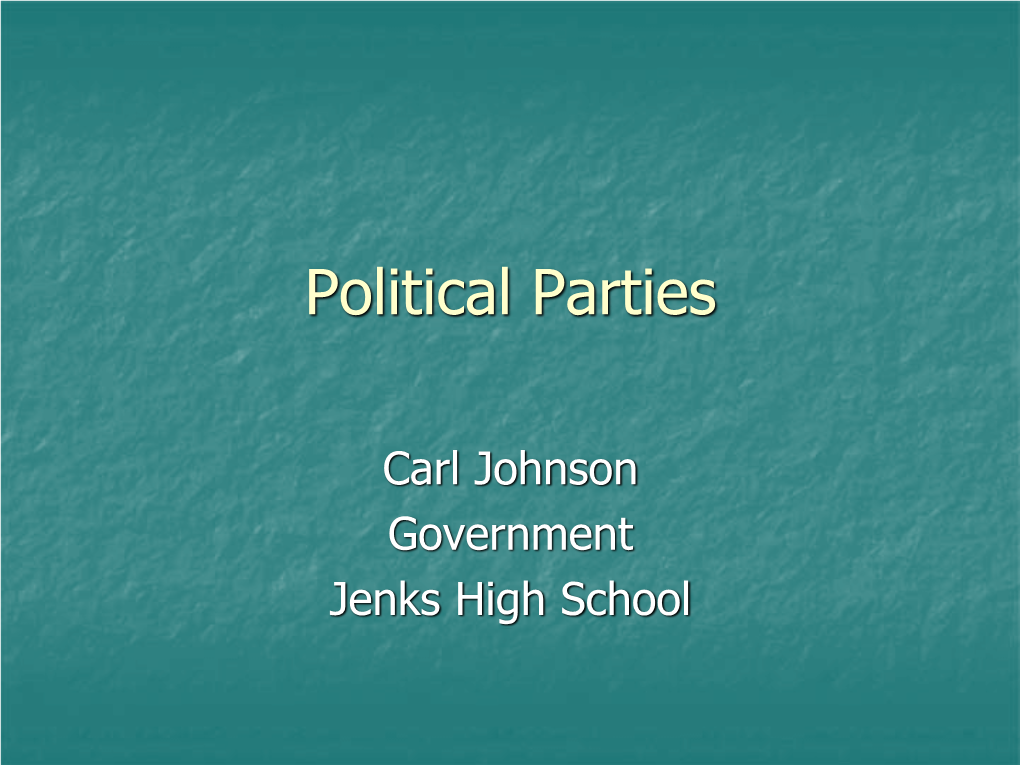 Political Parties