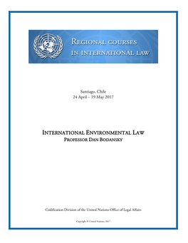 International Environmental Law Professor Dan Bodansky