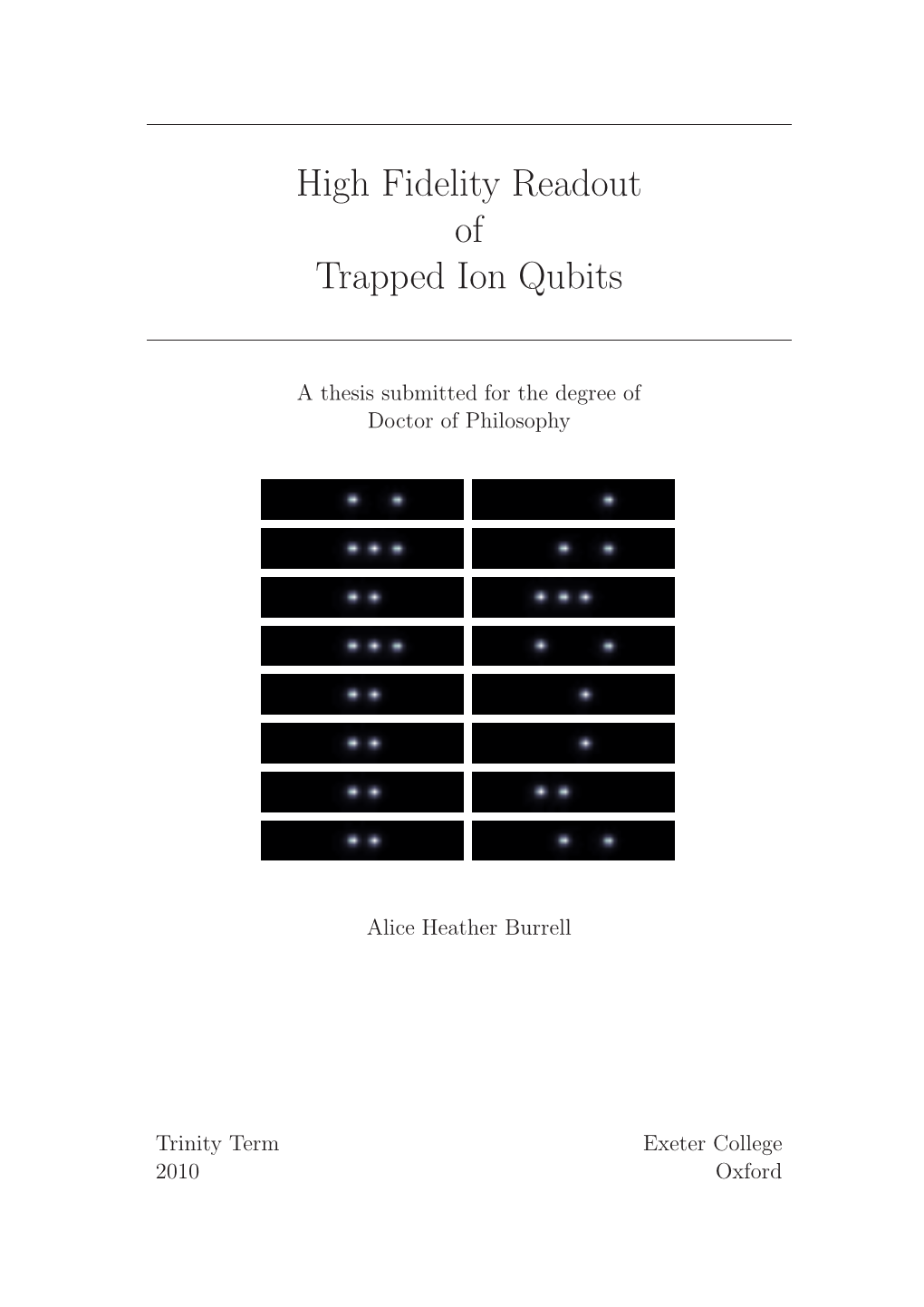 High Fidelity Readout of Trapped Ion Qubits