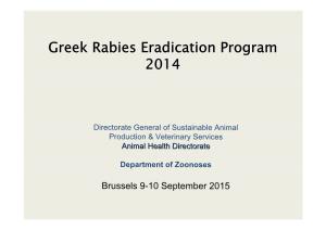 Rabiesrabies Eradicationeradication Programprogram 20142014