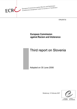 Third Report on Slovenia