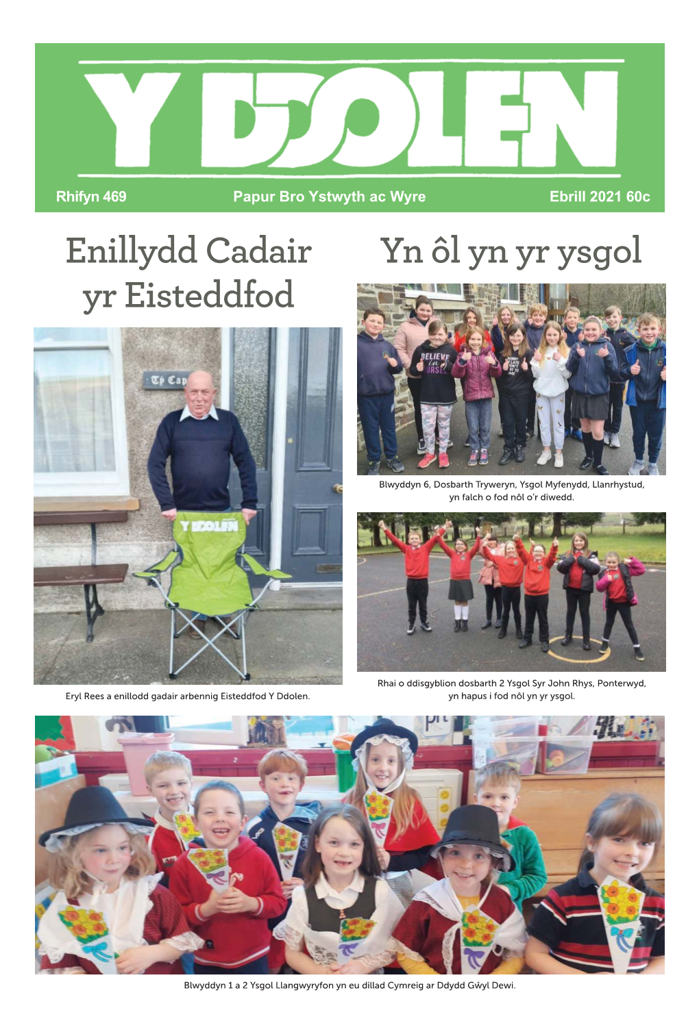 Enillydd Cadair Yr Eisteddfod Yn Ôl Yn Yr Ysgol