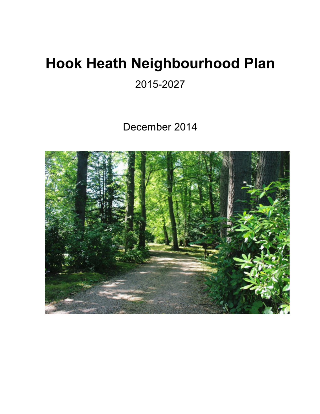 Hook Heath Neighbourhood Plan