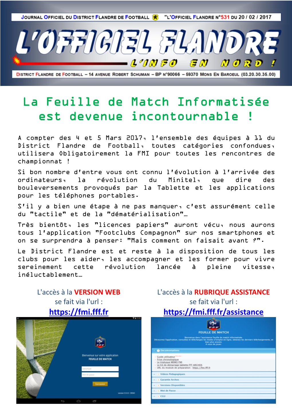 La Feuille De Match Informatisée Est Devenue Incontournable !