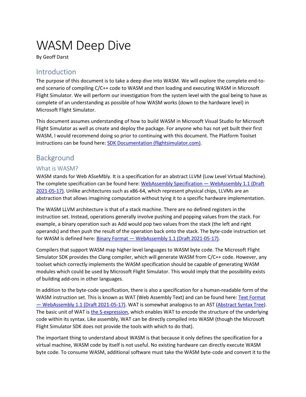 WASM Deep Dive by Geoff Darst