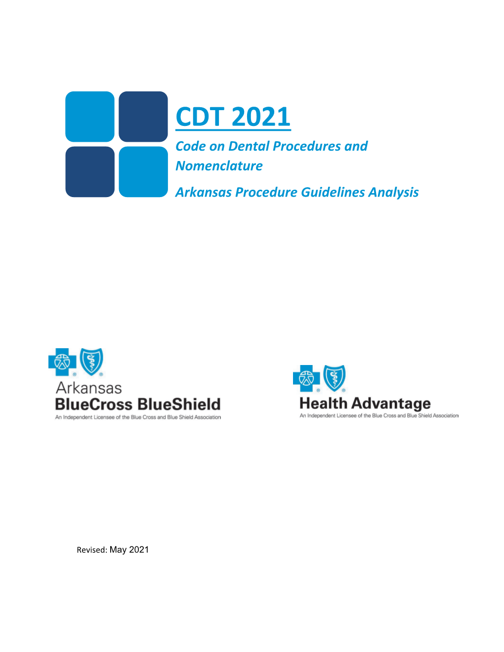 CDT 2021 Code on Dental Procedures and Nomenclature