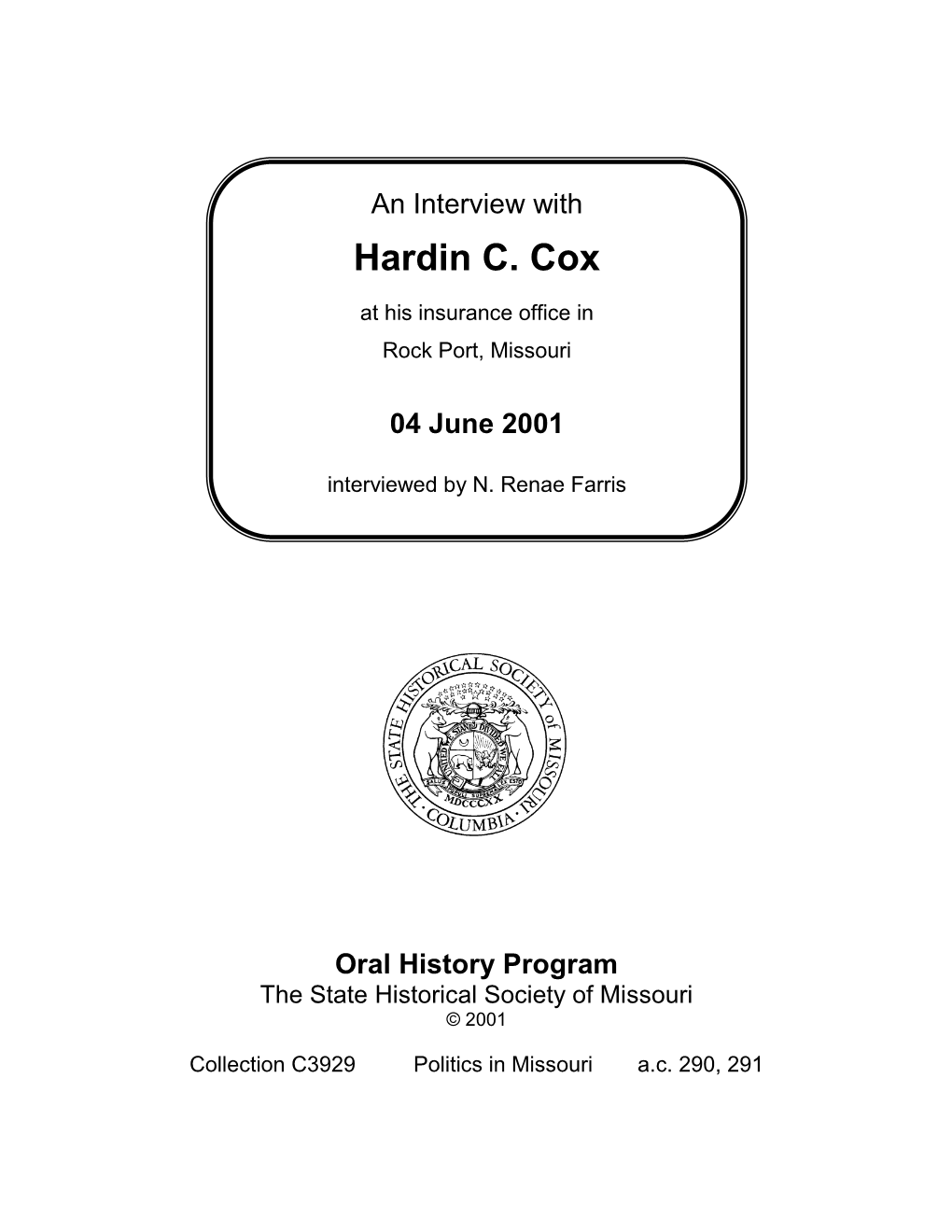 Hardin C. Cox