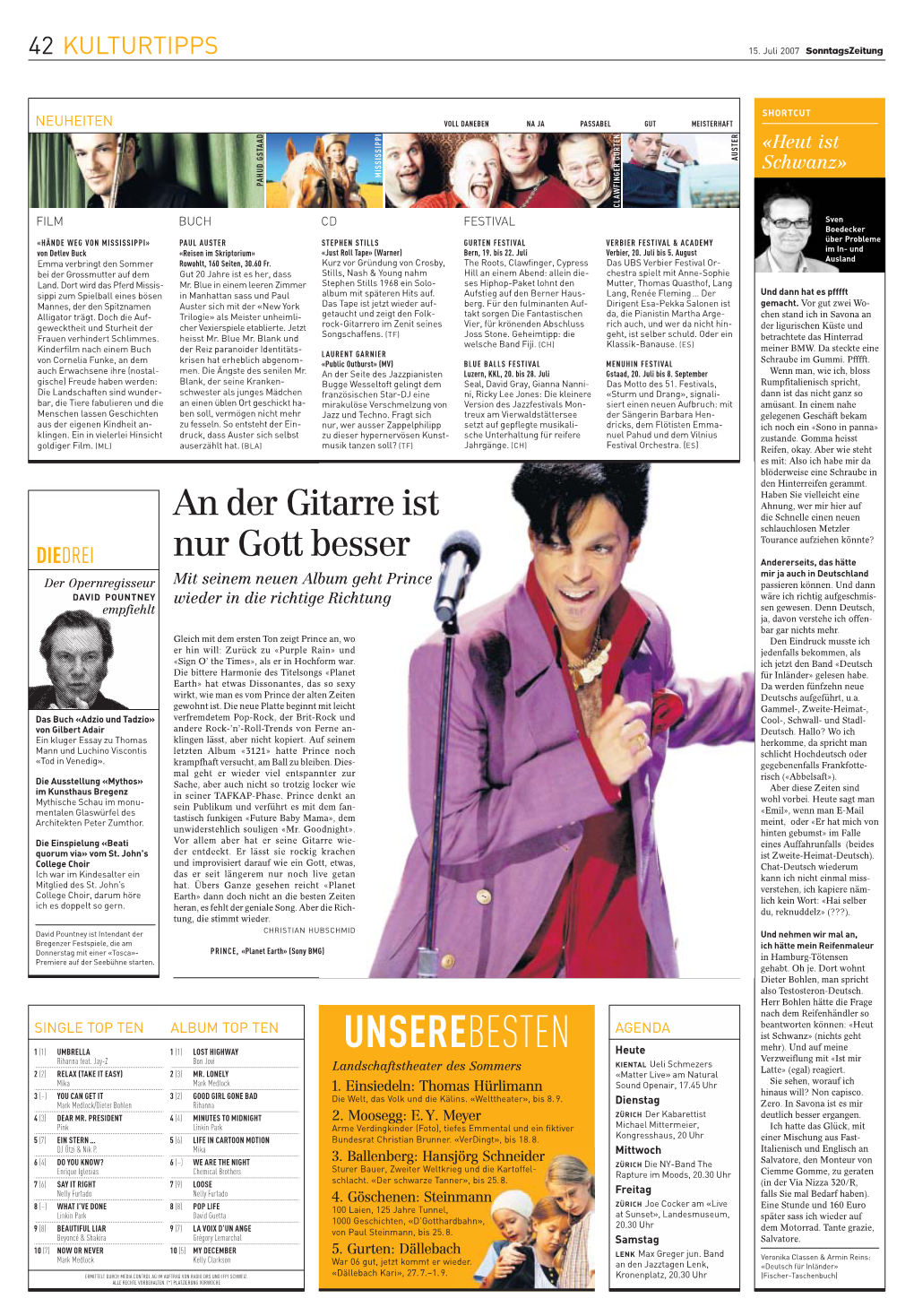 Sonntagszeitung Vom 15.7.07