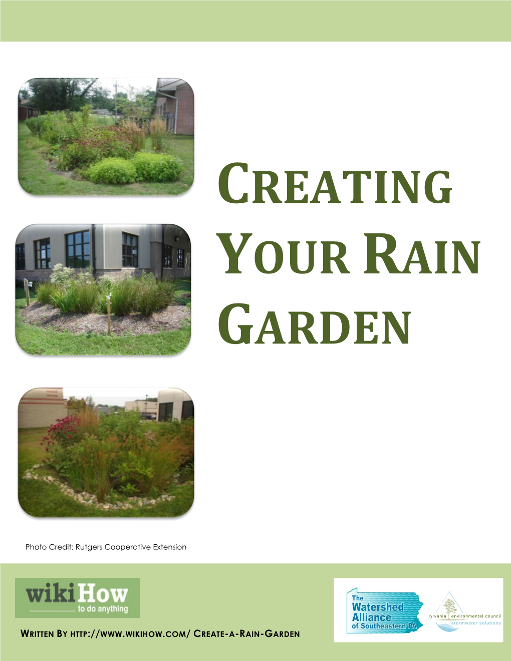 Creating Your Rain Garden