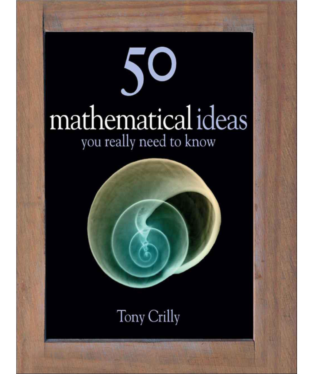 50 Mathematical Ideas You Really Need to Know