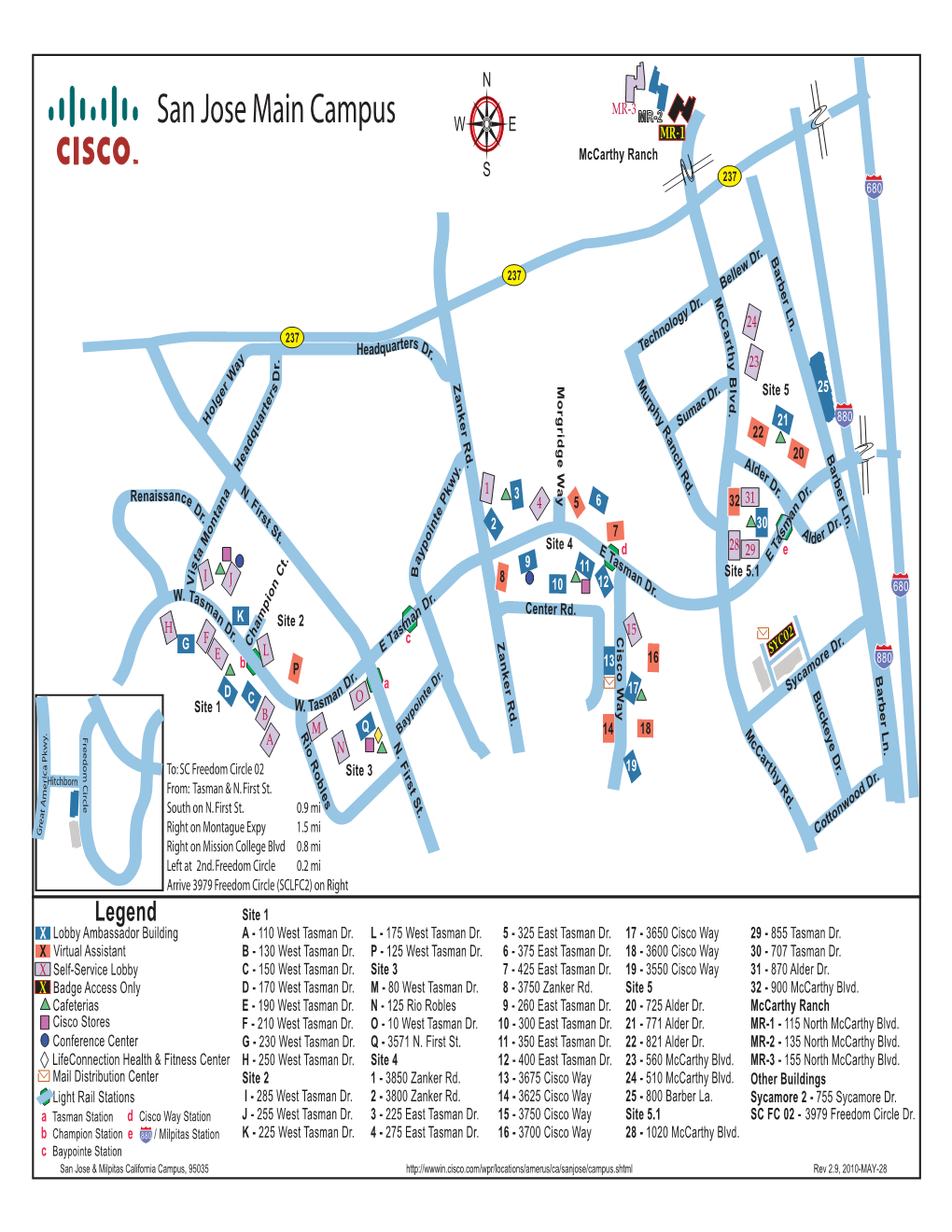 San Jose Campus Map Rev2-9 Pg1.Ai