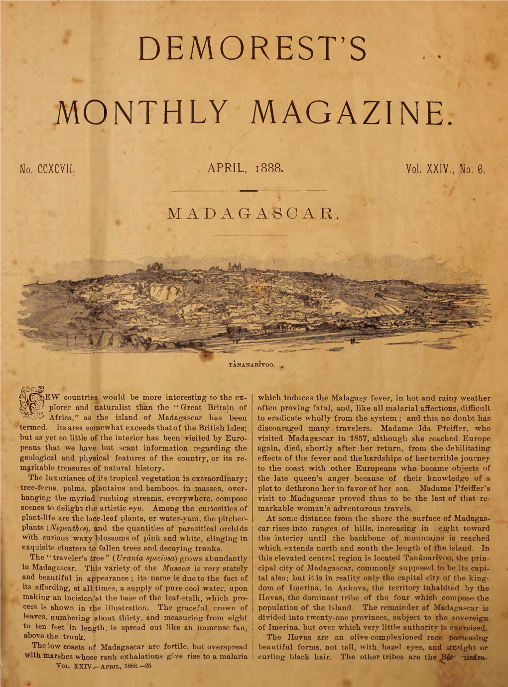 Demorest's Family Magazine. April 1888. Vol. 24, No. 6