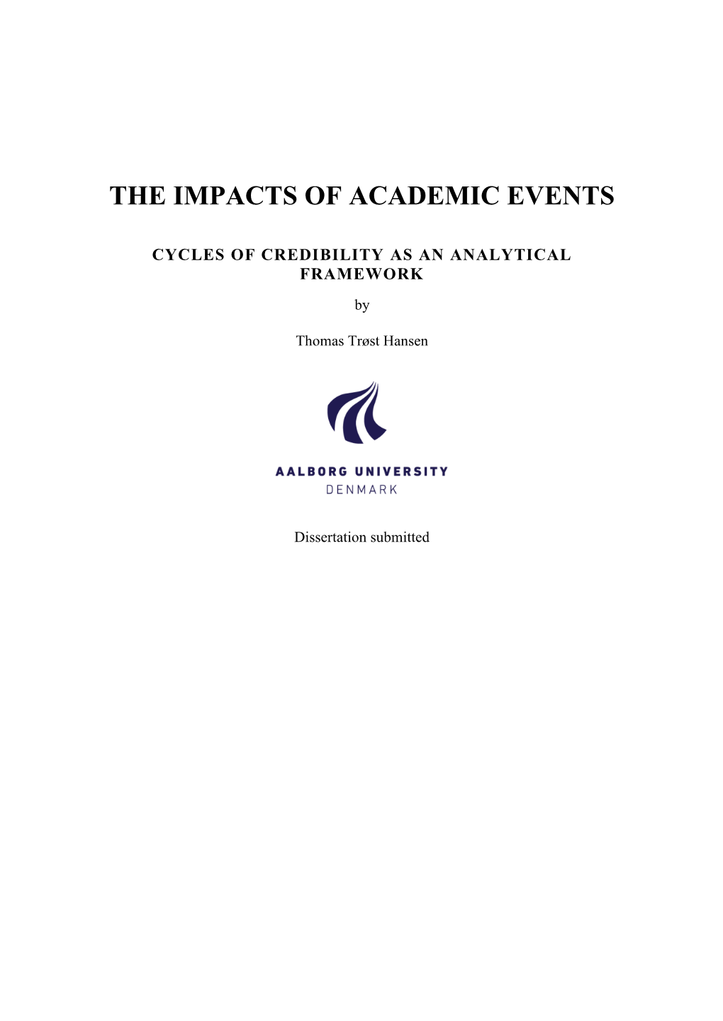 The Impacts of Academic Events