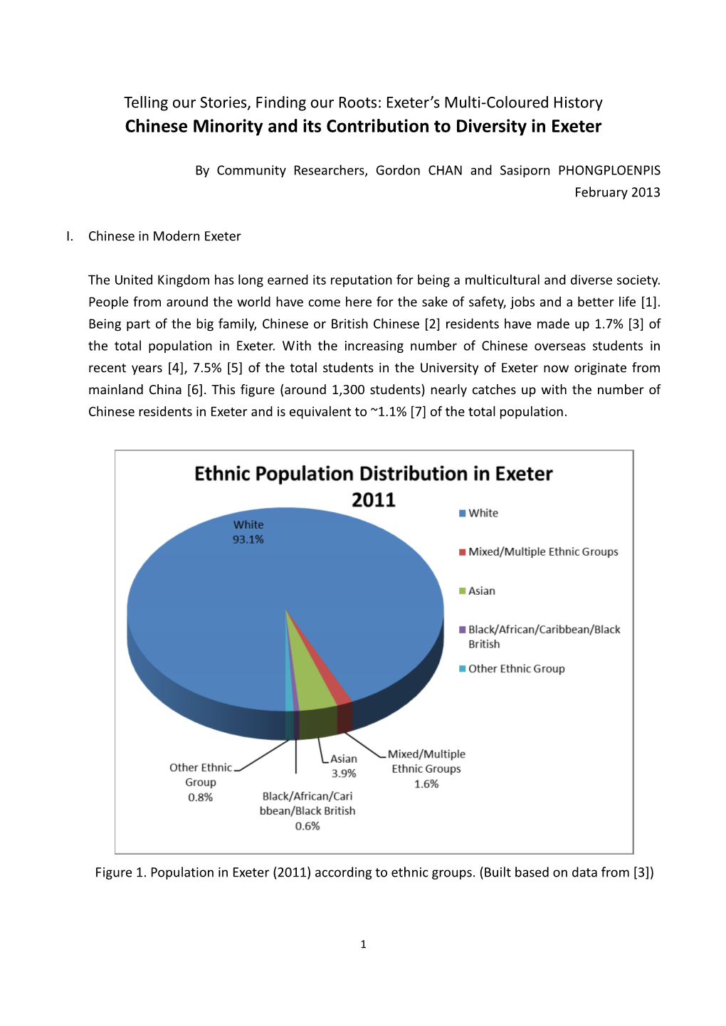 Exeter's Chinese Community