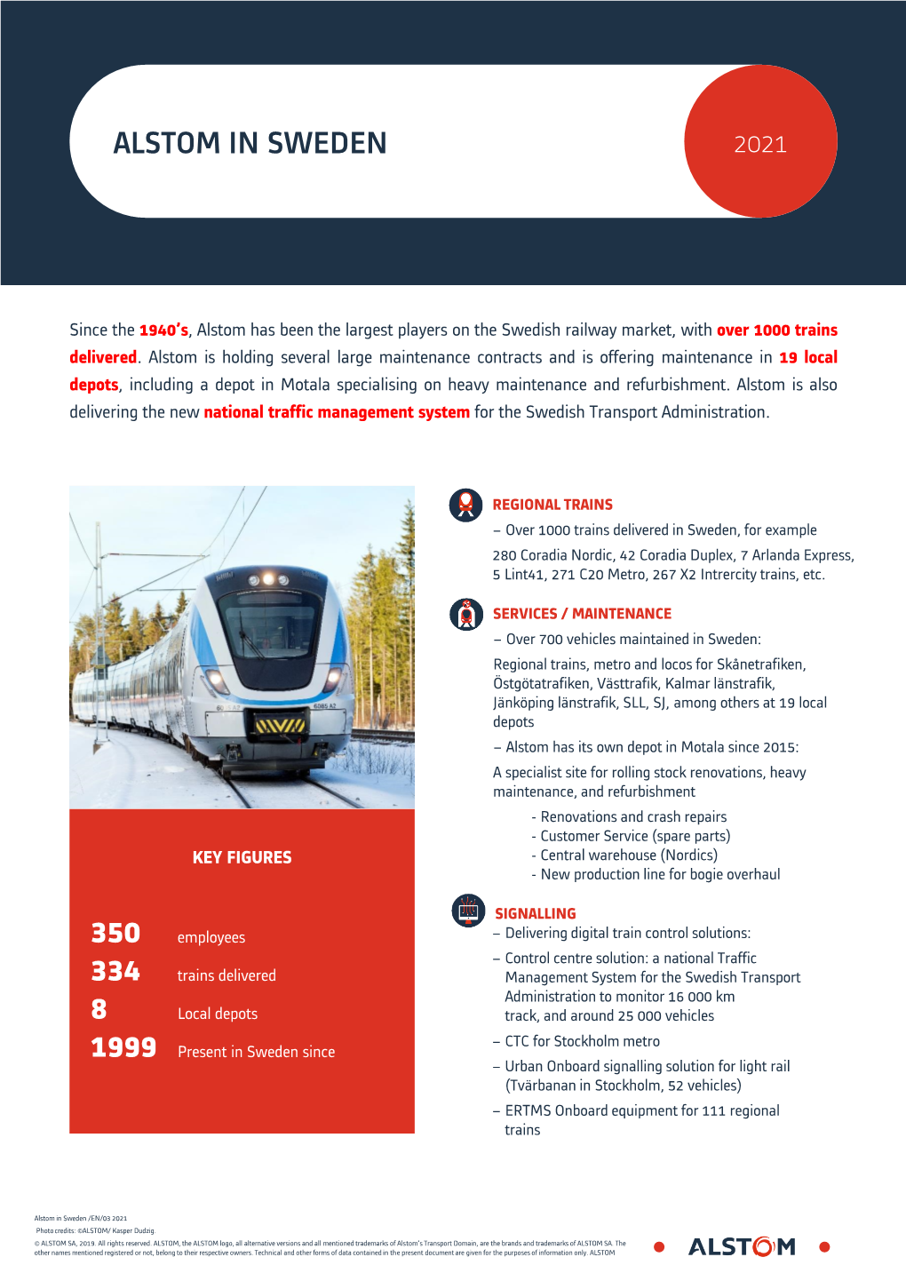 Alstom in Sweden 2021