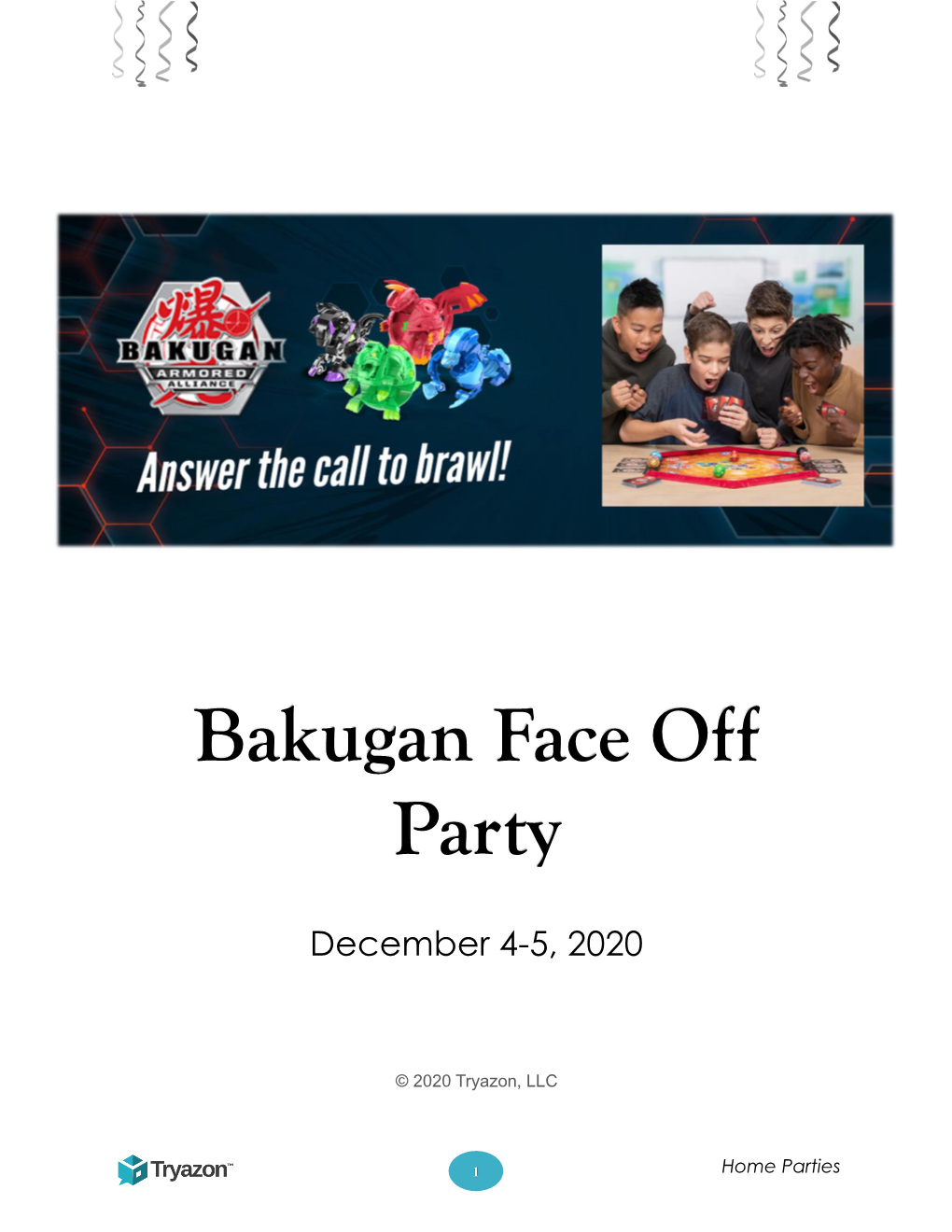 Bakugan Face Off Party