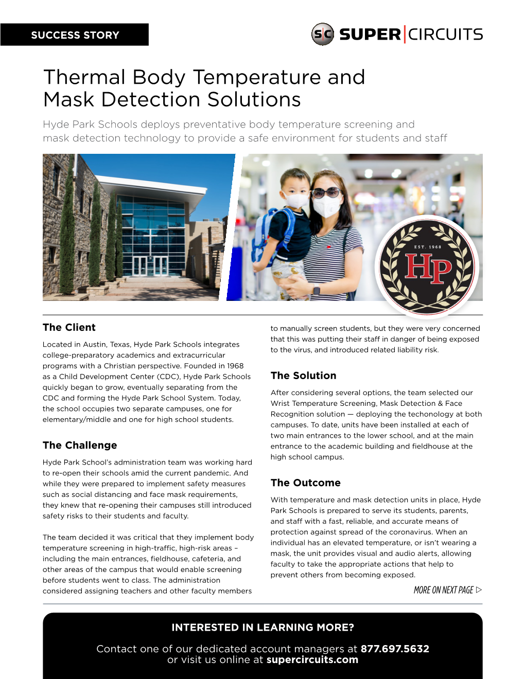 Thermal Body Temperature and Mask Detection Solutions