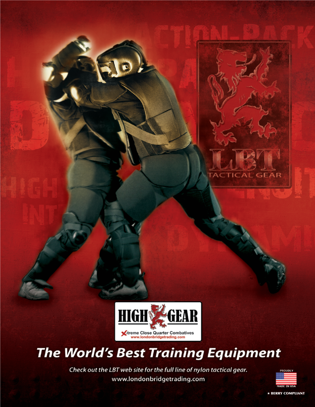 HIGH GEAR Close Quarter Combative Equipment