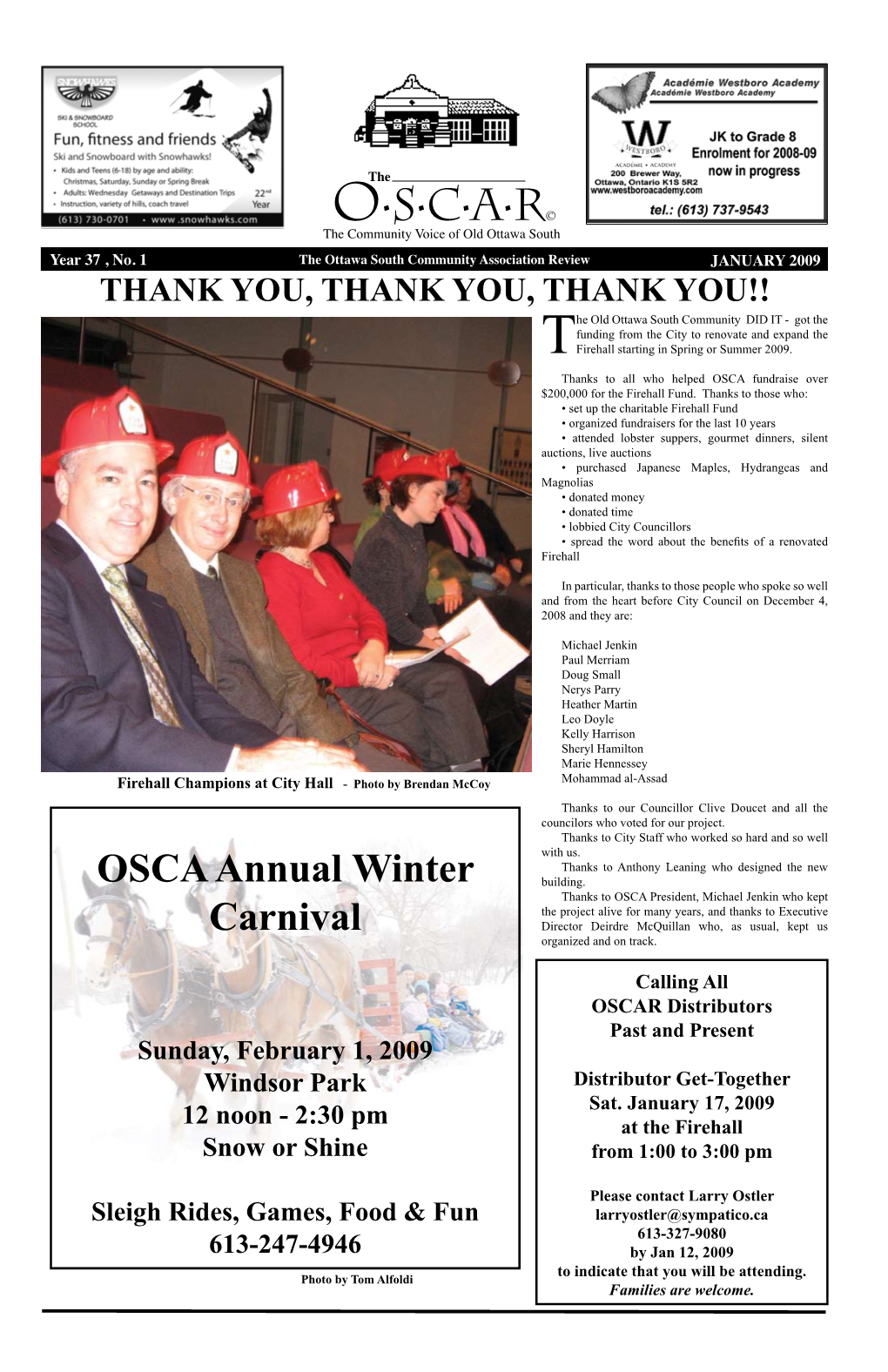 OSCA Annual Winter Carnival