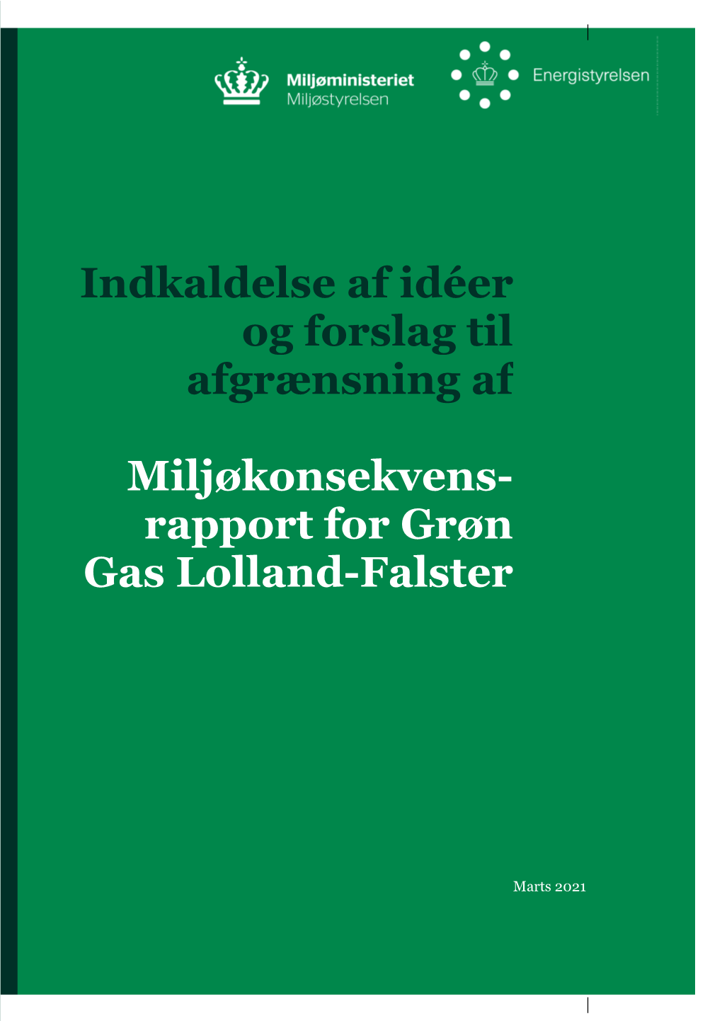 Miljøkonsekvens- Rapport for Grøn Gas Lolland-Falster