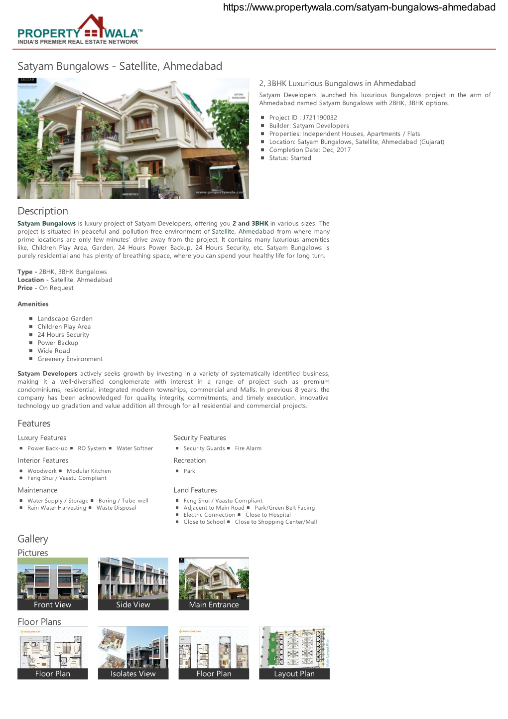 Satyam Bungalows