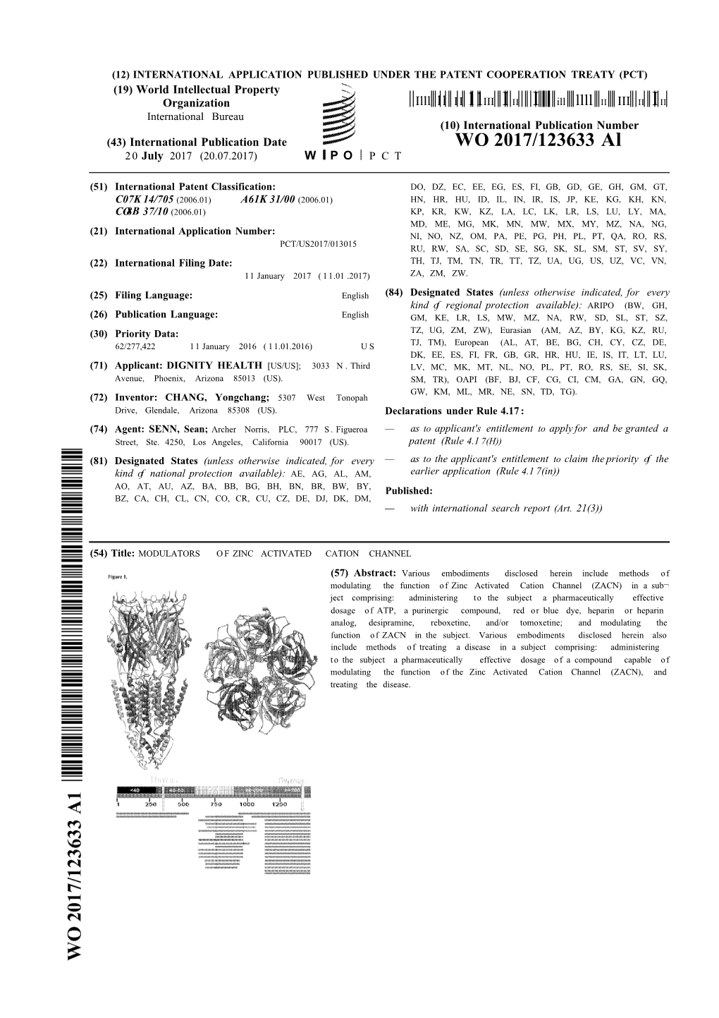 WO 2017/123633 Al 20 July 2017 (20.07.2017) W P O P C T