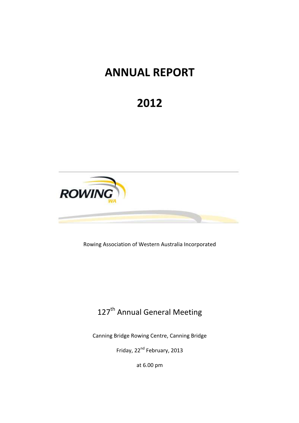 Annual Report 2012