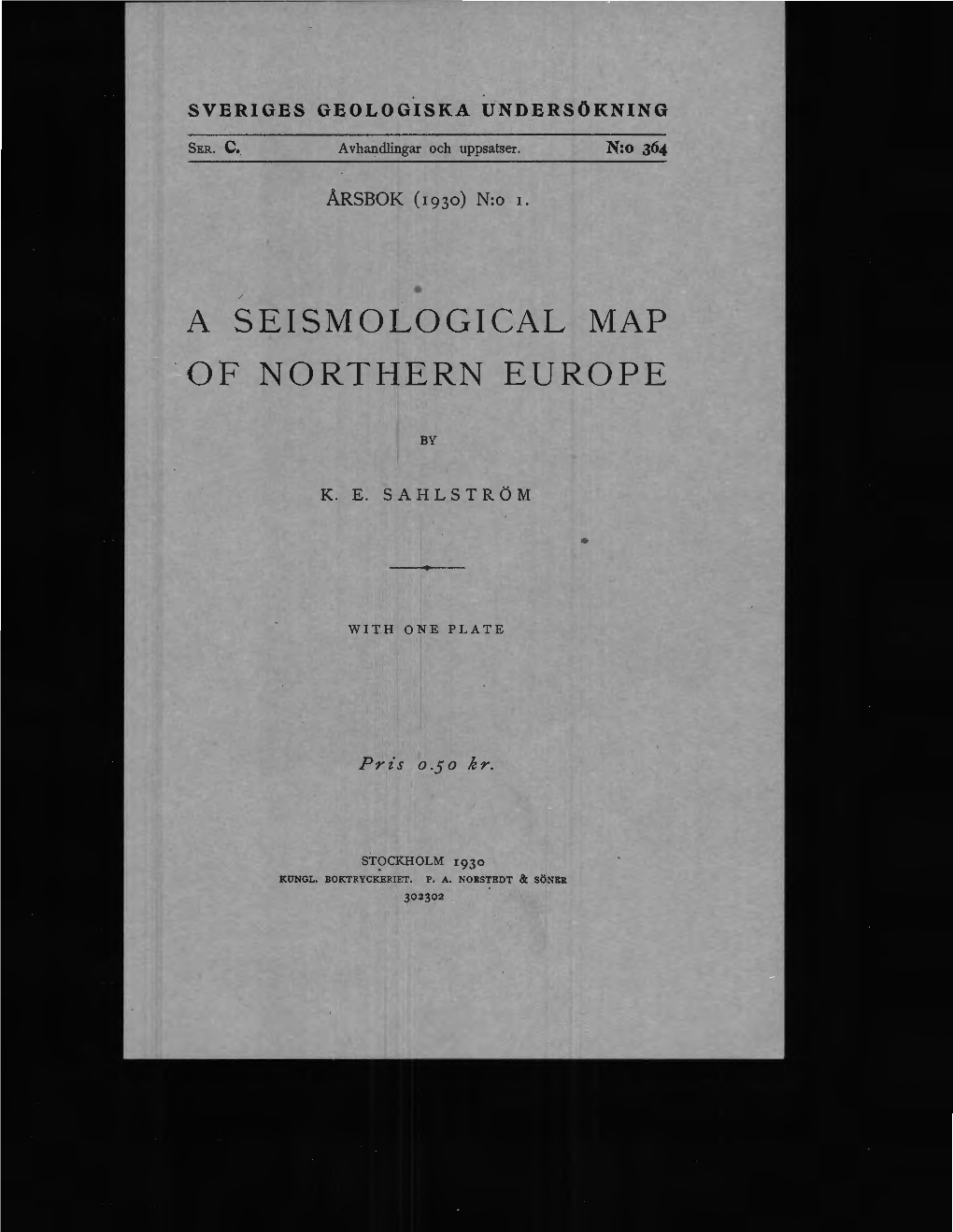 A Seismological Map of Northern Europe