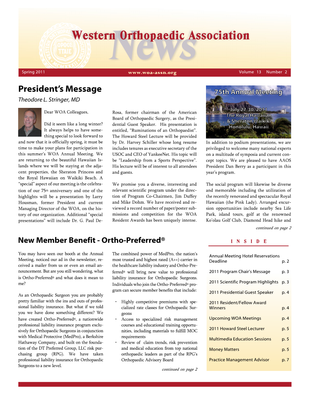 Spring 2011 News