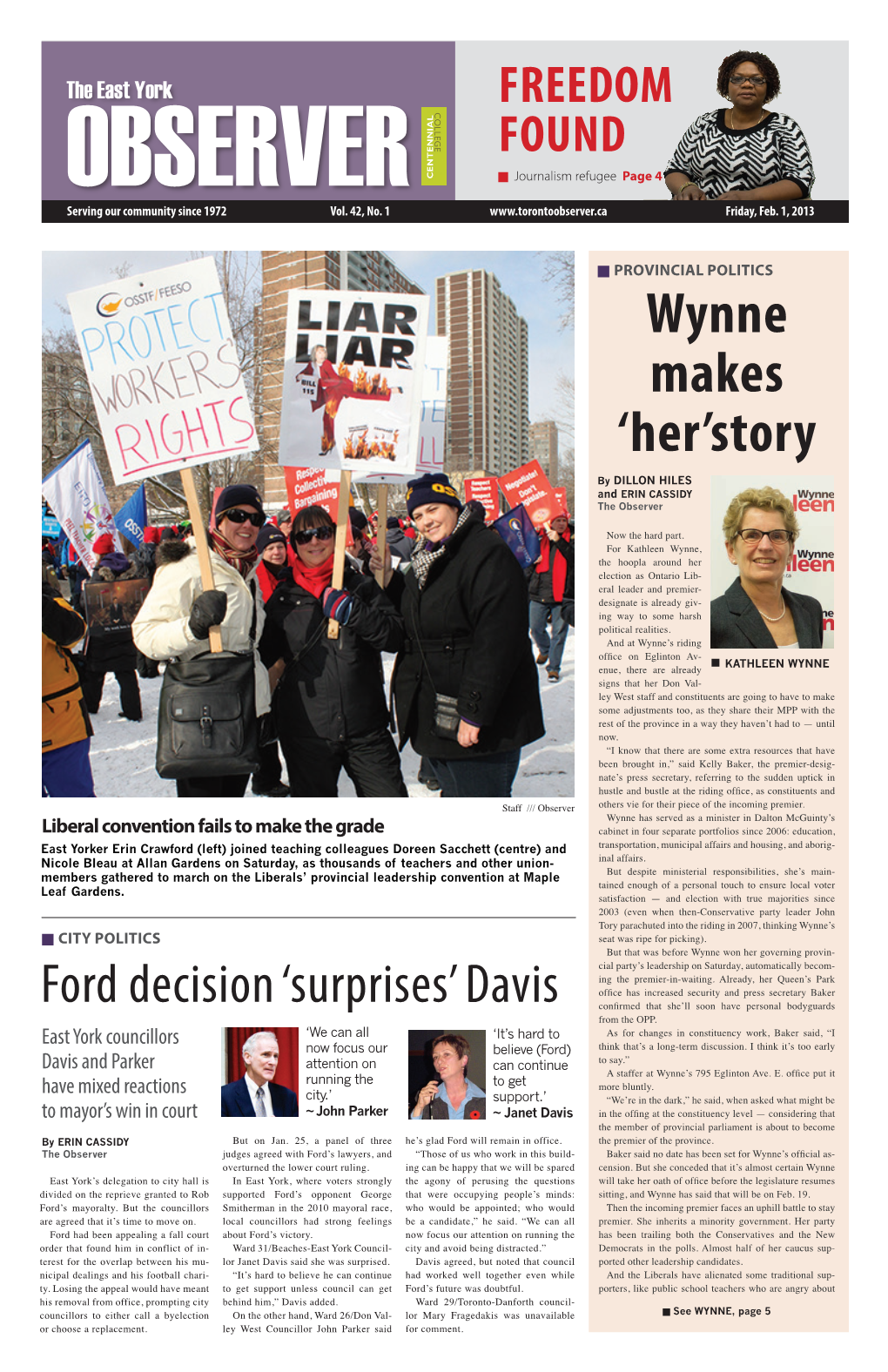 Wynne Makes ‘Her’Story