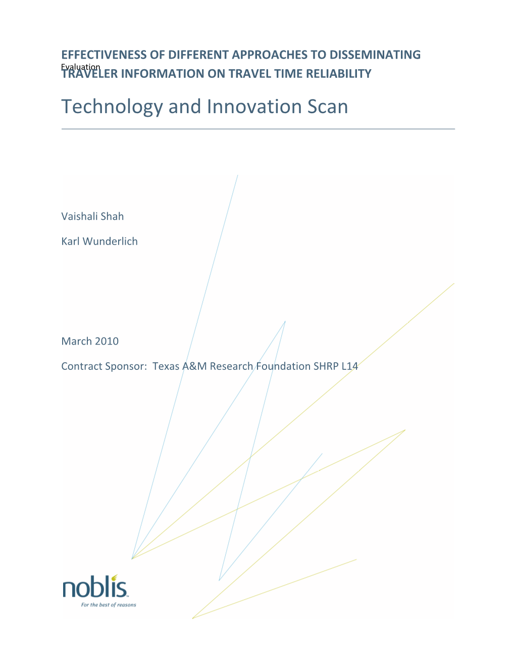 Technology and Innovation Scan