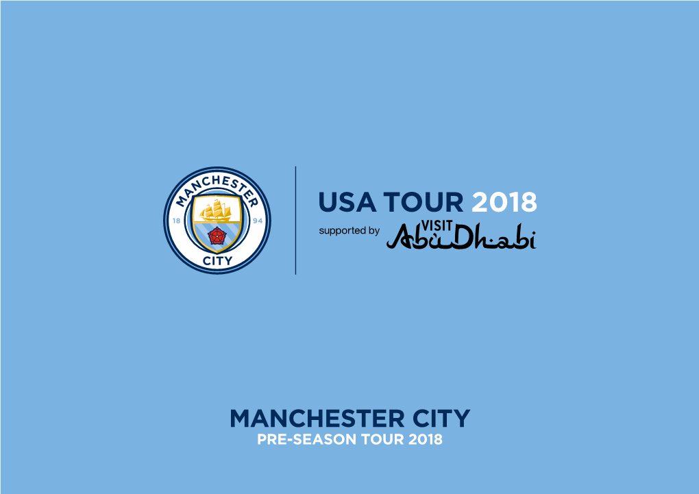 Pre-Season Tour 2018