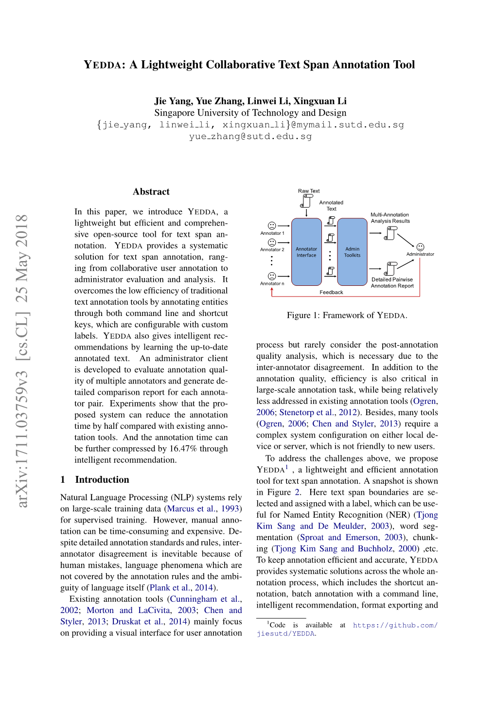 YEDDA: a Lightweight Collaborative Text Span Annotation Tool