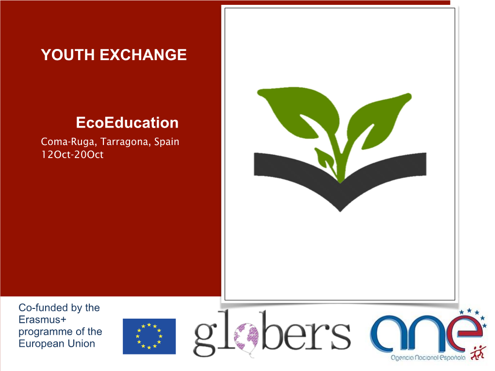 YOUTH EXCHANGE Ecoeducation