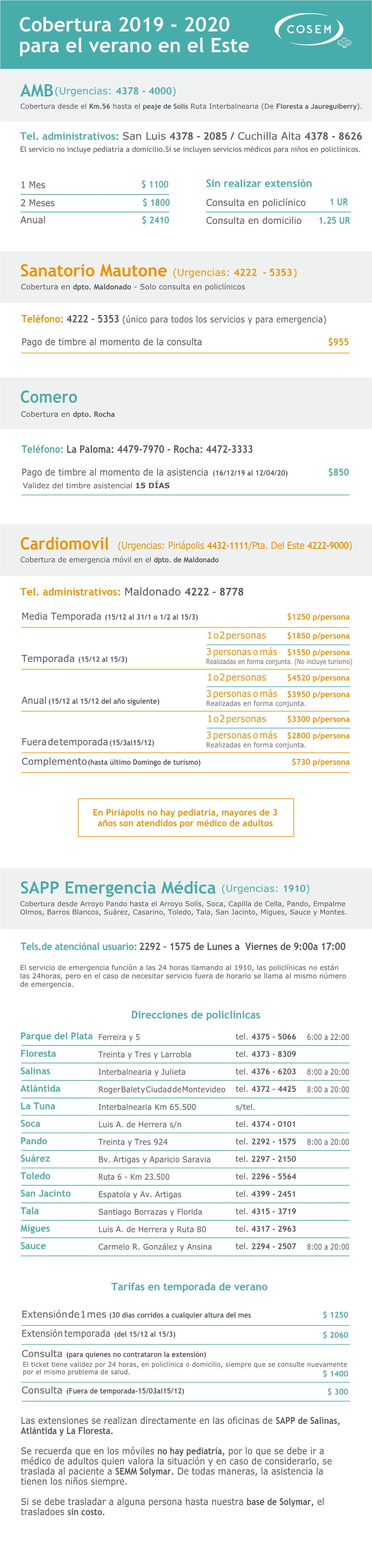 Tarifas-Temporada-2019 2020 2