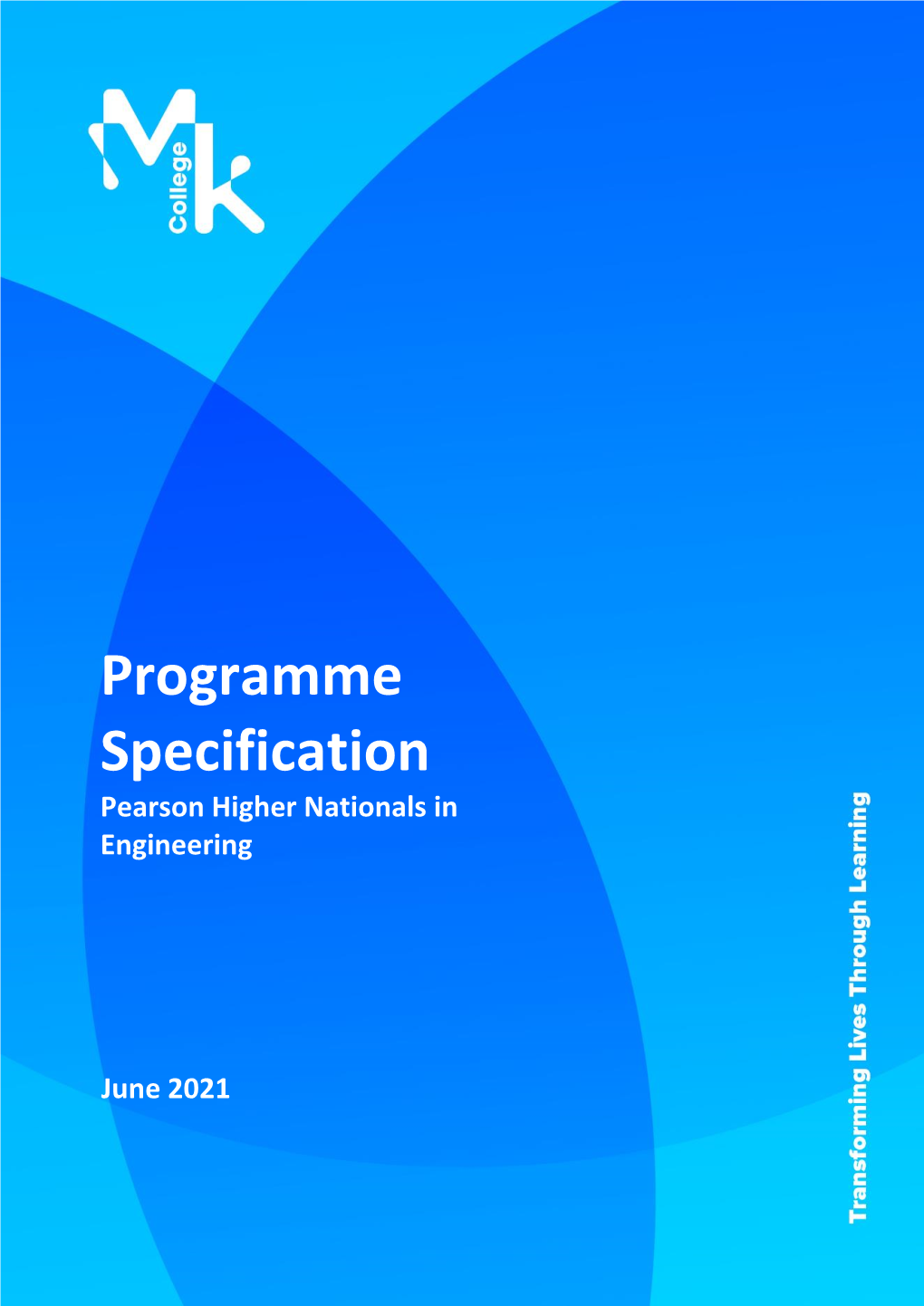 Programme Specification: Pearson Higher Nationals in General Engineering