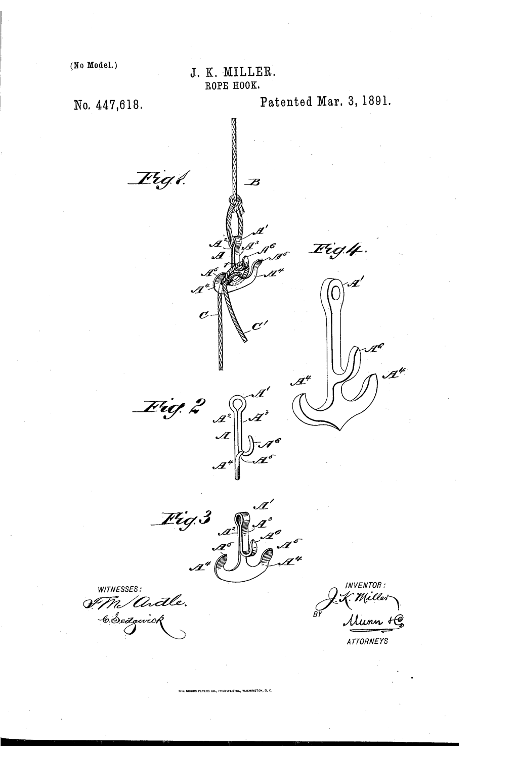 No. 447,618, Patented Mar, 3, 189L