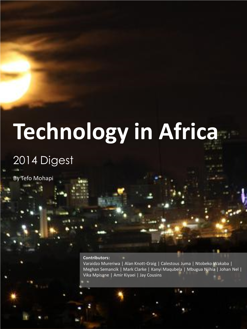 Technology in Africa 2014 Digest
