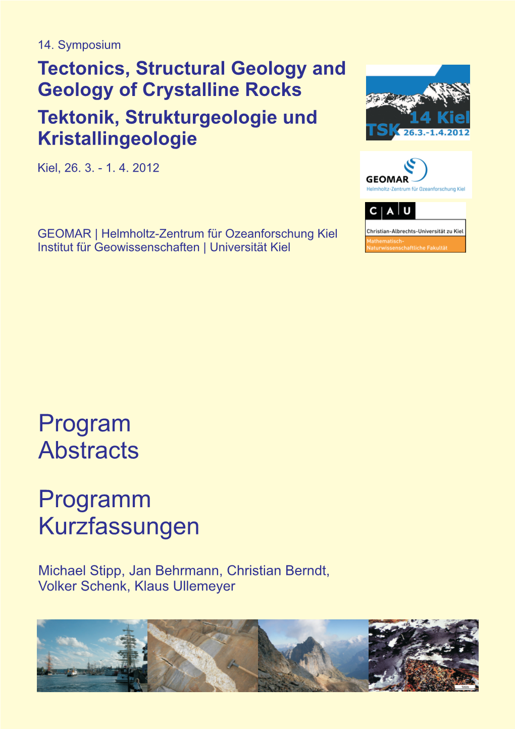 Program Abstracts Programm Kurzfassungen