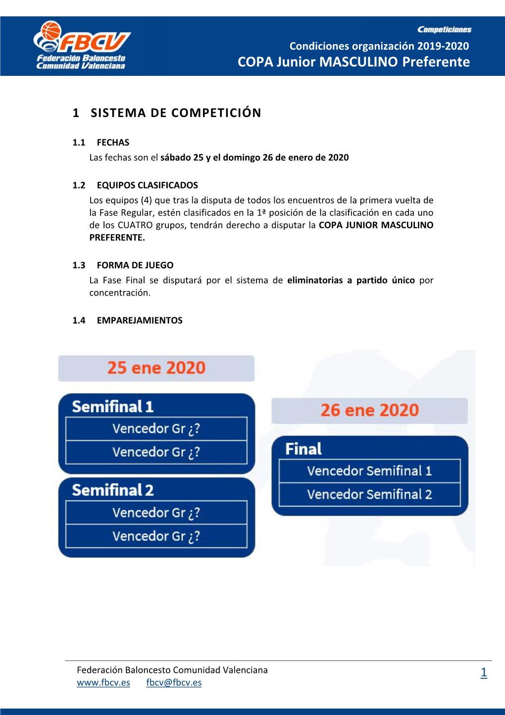 COPA Junior MASCULINO Preferente